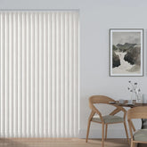 Vertical Blinds PVC Waterproof Blackout Made To Measure Complete Kit 89mm Havana