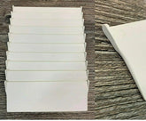 CHAINLESS Vertical Blind Bottom Weights 89mm (3.5") Replacement Slat Parts White