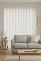 MARINA WHITE VERTICAL BLIND REPLACEMENT SLATS 89mm (3.5") WIDE