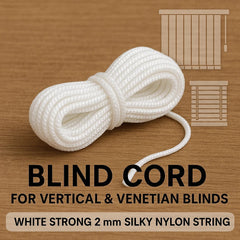 Venetian Blind Cord White Strong 2 mm Silky Nylon String Curtain Window DIY