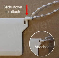 PREMIUM WHITE MADE TO MEASURE VERTICAL BLIND REPLACEMENT SLATS 89mm (3.5") WIDE