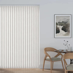 Vertical Blinds PVC Waterproof Blackout Made To Measure Complete Kit 89mm Havana